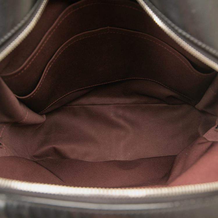Pre Owned Louis Vuitton Brown Monogram Macassar Josh Backpack