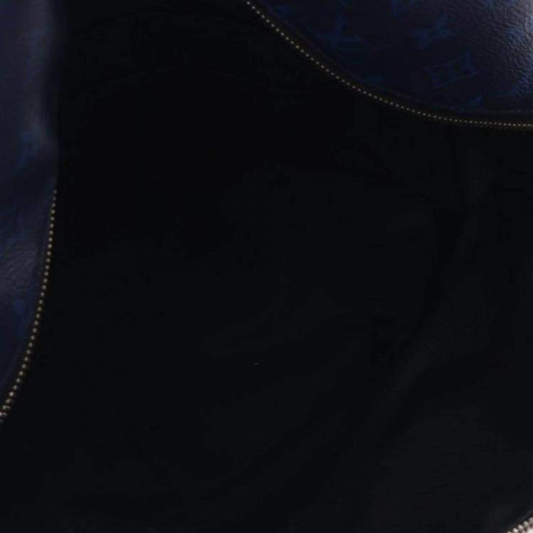 Pre Owned Louis Vuitton Blue Monogram Taigarama Discovery Backpack
