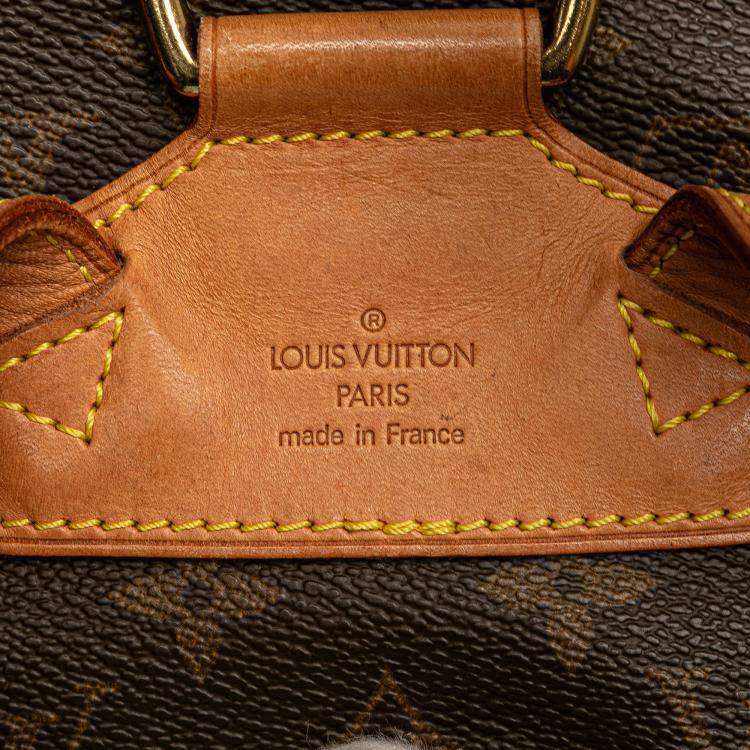 Pre Owned Louis Vuitton Brown Monogram Montsouris PM Backpack