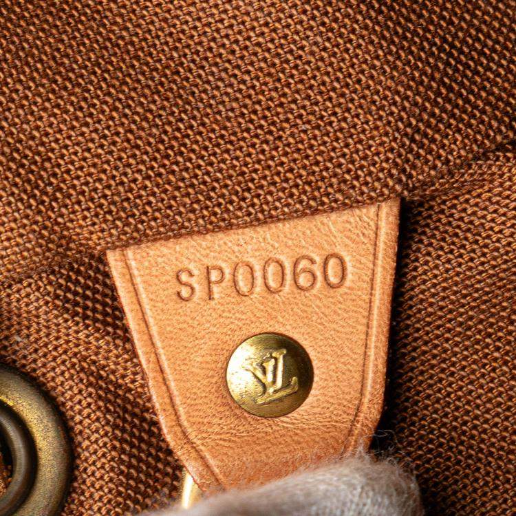 Pre Owned Louis Vuitton Brown Monogram Montsouris PM Backpack