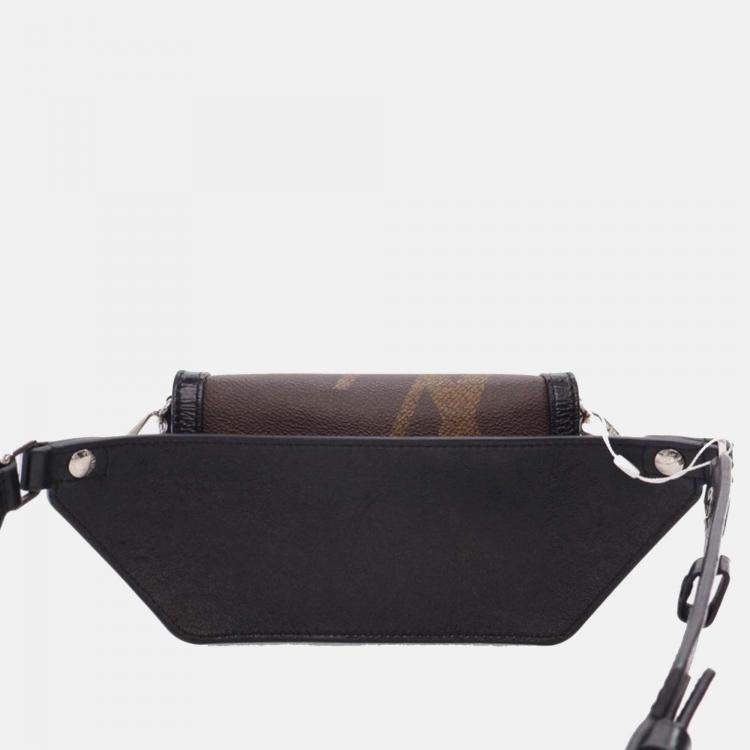 Pre Owned Louis Vuitton Brown Monogram Giant Reverse Dauphine