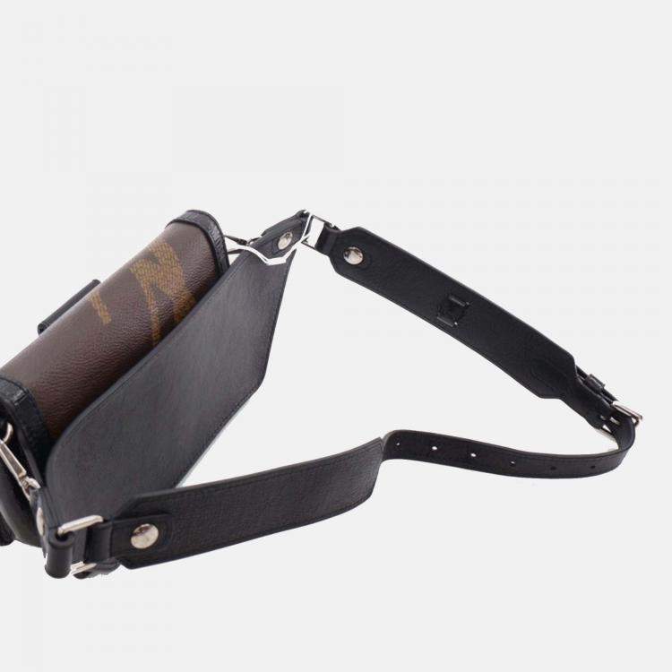 Pre Owned Louis Vuitton Brown Monogram Giant Reverse Dauphine