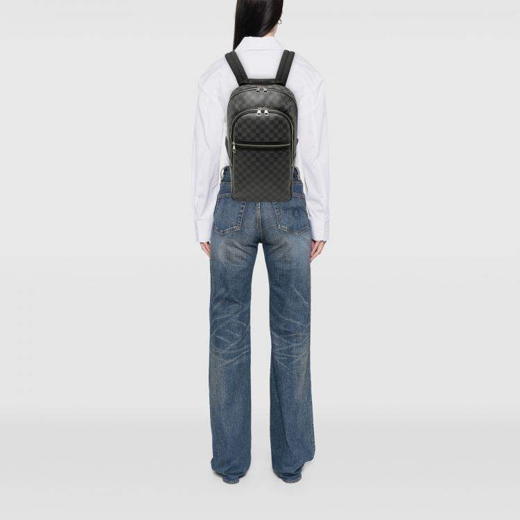 Pre Owned Louis Vuitton Damier Graphite Michael