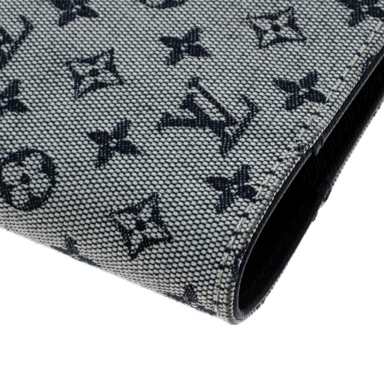 Pre Owned Louis Vuitton Grey Monogram Canvas Small Ring Agenda Cover