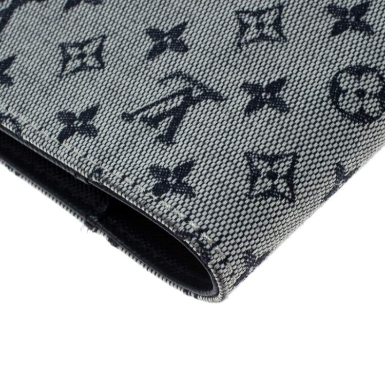 Pre Owned Louis Vuitton Grey Monogram Canvas Small Ring Agenda Cover