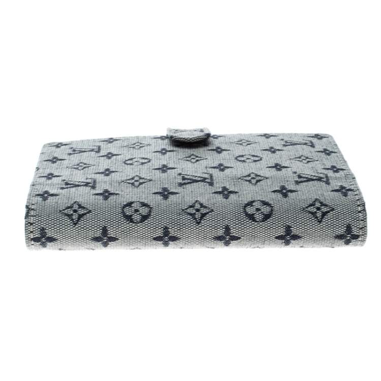 Pre Owned Louis Vuitton Grey Monogram Canvas Small Ring Agenda Cover