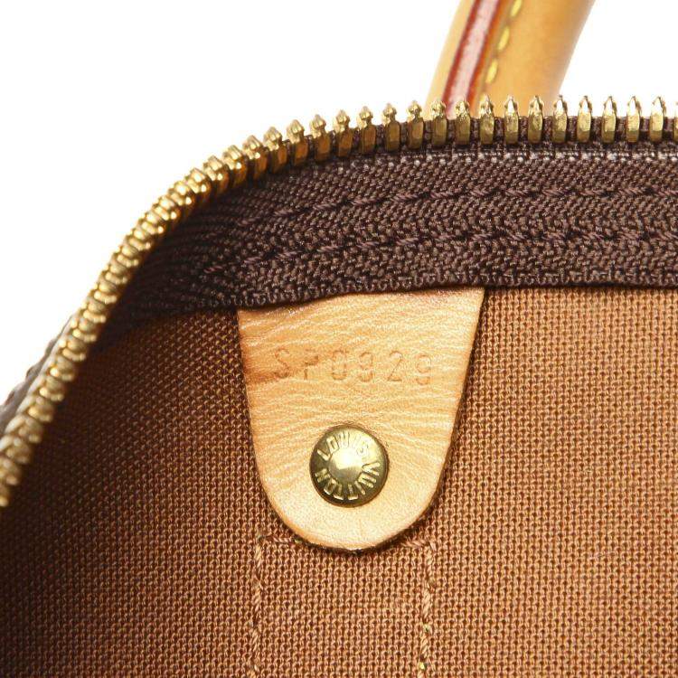 Pre Owned Louis Vuitton Brown Monogram Canvas Keepall 45 Bag