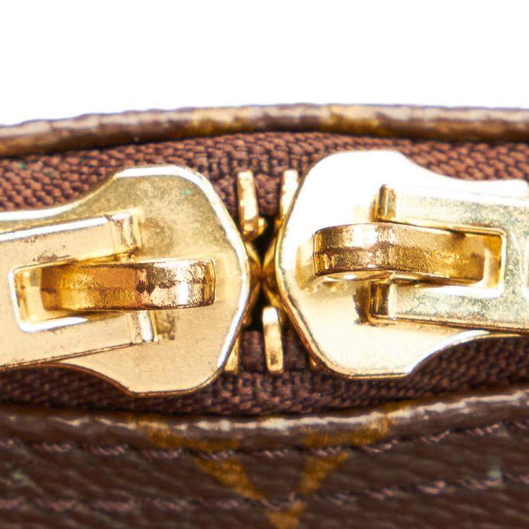 Pre Owned Louis Vuitton Brown Monogram Keepall Bandouliere 55