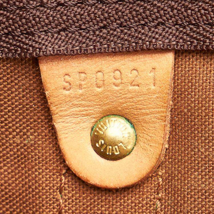 Pre Owned Louis Vuitton Brown Monogram Keepall Bandouliere 55