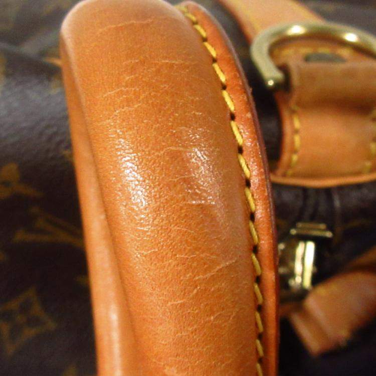 Pre Owned Louis Vuitton Brown Monogram Keepall Bandouliere 50