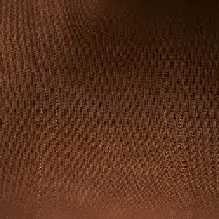 Pre Owned Louis Vuitton Brown Monogram Keepall Bandouliere 60