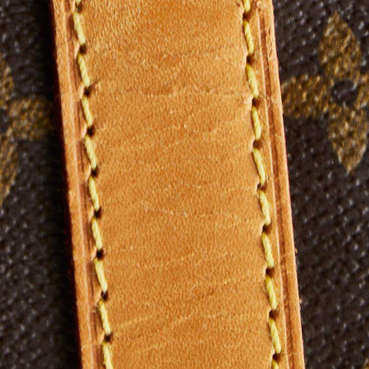 Pre Owned Louis Vuitton Brown Monogram Keepall Bandouliere 60