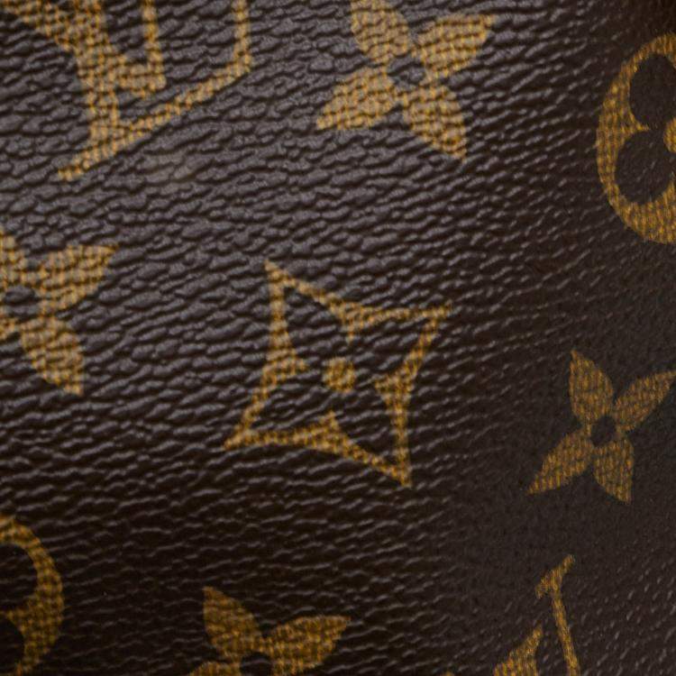 Pre Owned Louis Vuitton Brown Monogram Keepall Bandouliere 60