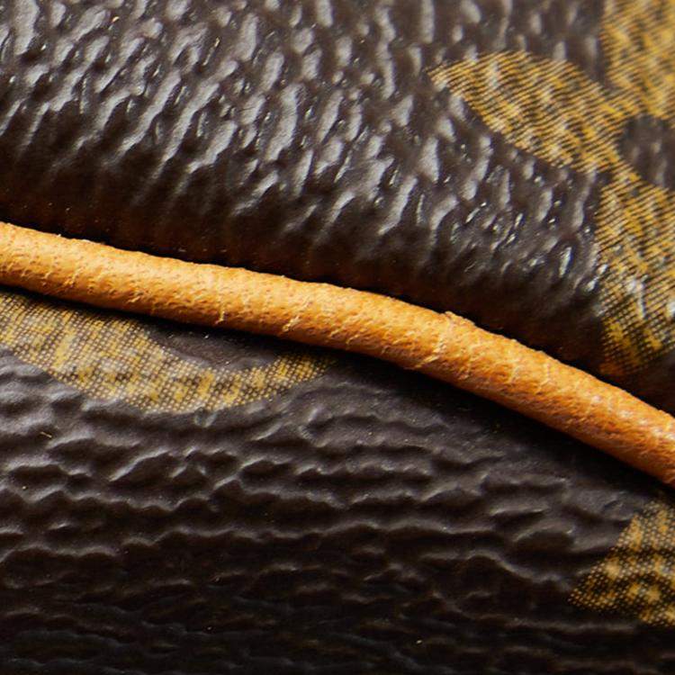 Pre Owned Louis Vuitton Brown Monogram Keepall Bandouliere 60