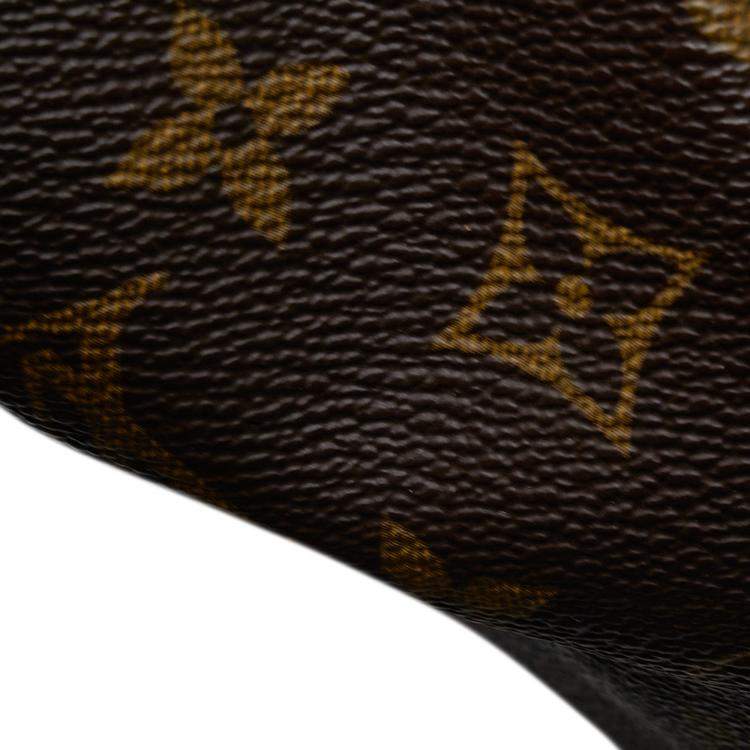Pre Owned Louis Vuitton Brown Monogram Keepall Bandouliere 60