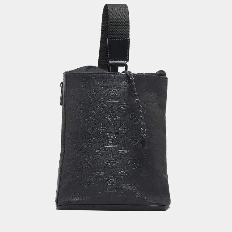 Authentic NEW Louis Vuitton Black Monogram Shadow Calf Leather