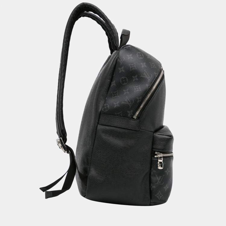 Louis Vuitton Discovery Backpack Monogram Eclipse Taiga PM Black in Taiga  Leather/Coated Canvas with Silver-tone - US