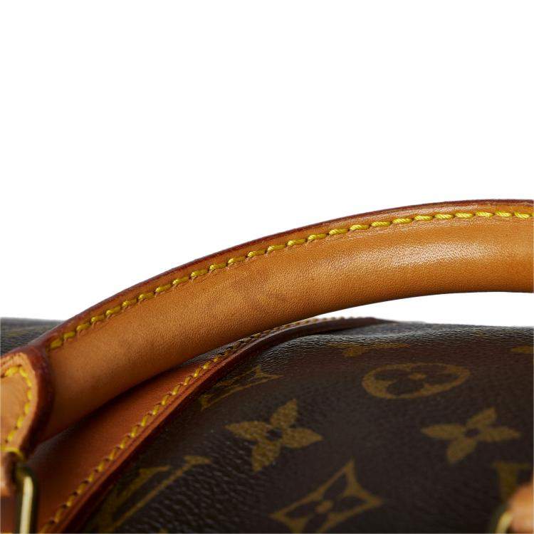 Pre Owned Louis Vuitton Brown Monogram Keepall Bandouliere 45