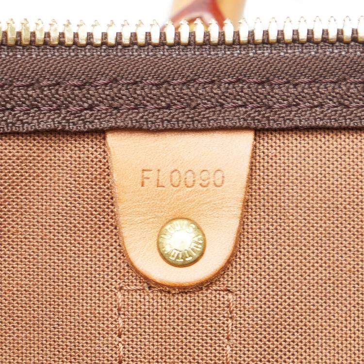 Pre Owned Louis Vuitton Brown Monogram Keepall Bandouliere 55