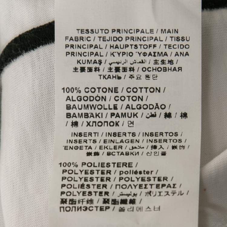 Pre Owned Love Moschino White Let's Fly Print Cotton T-Shirt M