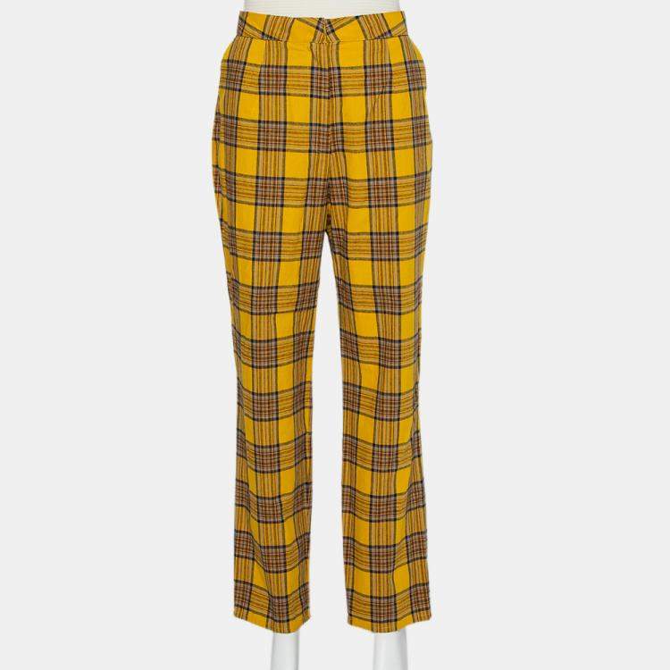 YELLOW PLAID TOP CAT PANT – Posers Hollywood
