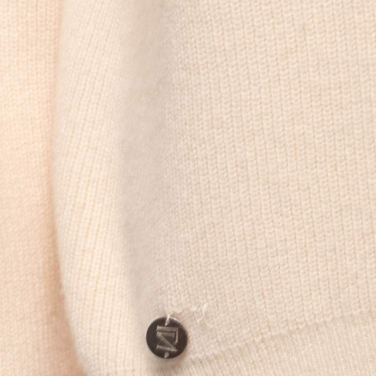 Pre Owned Lucy Nagle Cream Cashmere Oversized Sweater XS