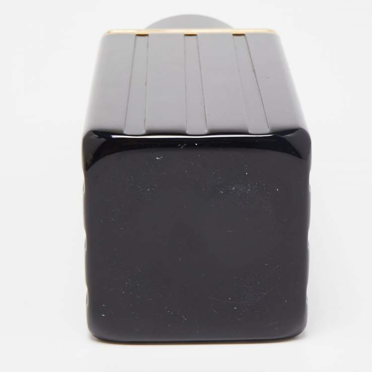 Pre Owned Lulu Guiness Black/Red Perspex Lipstick Clutch