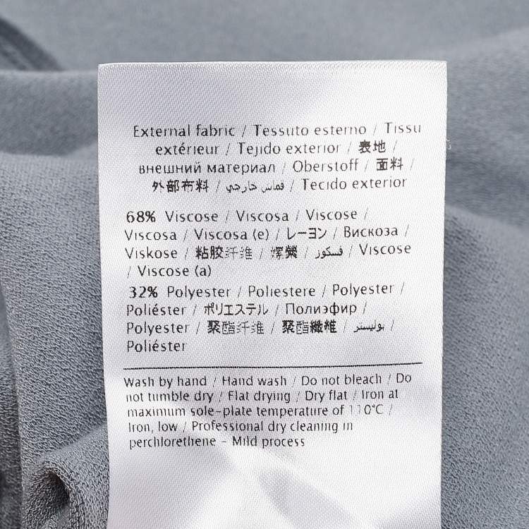 Pre Owned M Missoni Grey Stretch Knit Long Sleeve Sweatshirt L