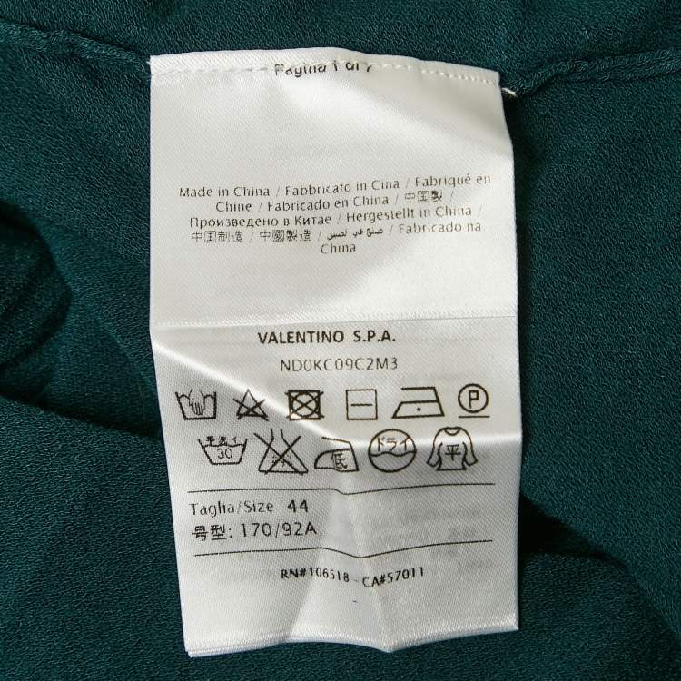 Pre Owned M Missoni Teal Blue Stretch Knit Crewneck Sweatshirt M