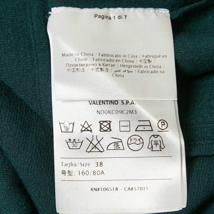 Pre Owned M Missoni Teal Blue Stretch Knit Crewneck Sweatshirt S