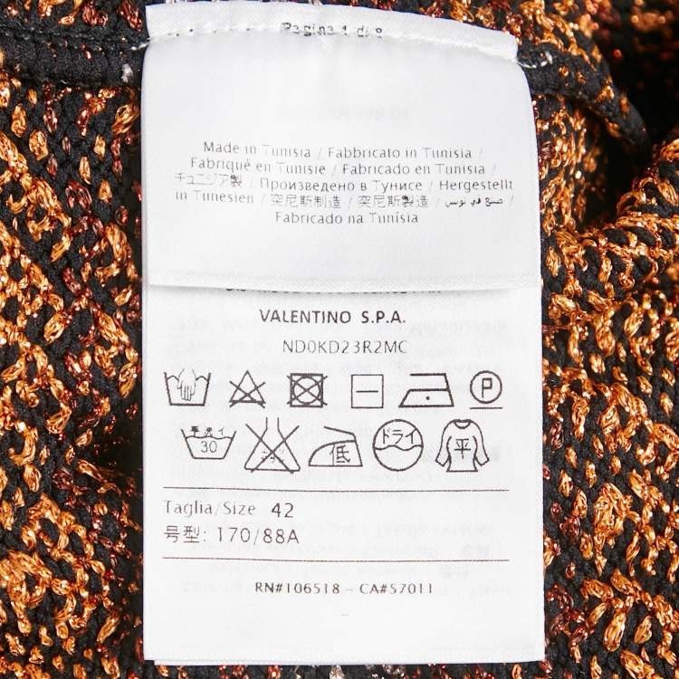 Pre Owned M Missoni Metallic Lurex Knit Sleeveless Dress M