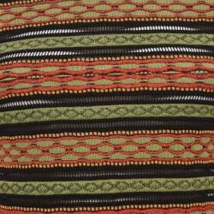 Pre Owned M Missoni Green/Multicolor Patterned Long Sleeve Top L