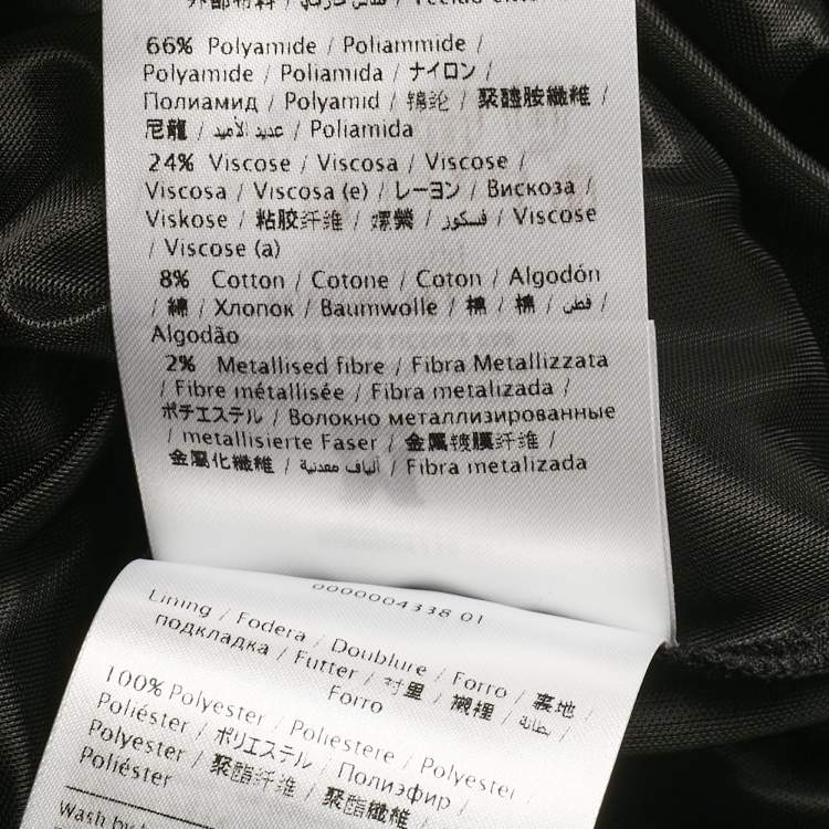 Pre Owned M Missoni Multicolor Striped Knit Sleeveless Mini Dress M