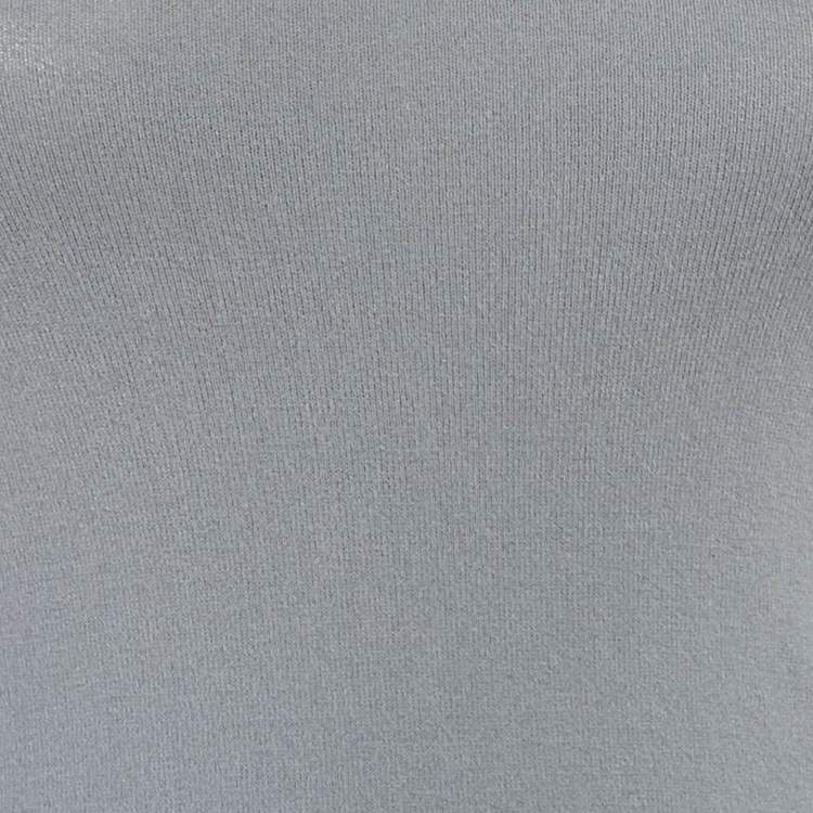 Pre Owned M Missoni Grey Stretch Knit Crewneck Sweatshirt S