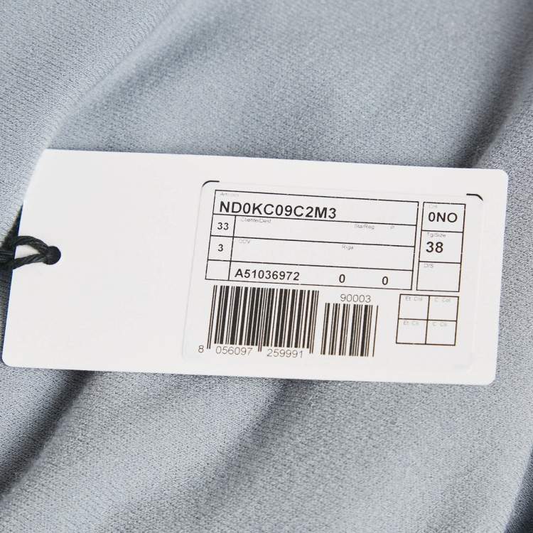 Pre Owned M Missoni Grey Stretch Knit Crewneck Sweatshirt S