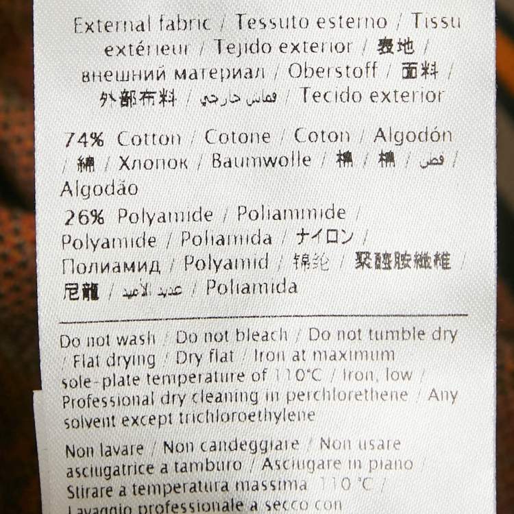 Pre Owned M Missoni Brown Floral Pattern Knit Sleeveless Top L