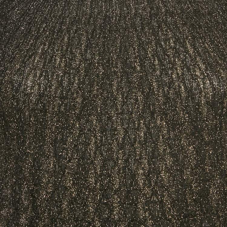 Pre Owned M Missoni Black Lurex Knit Short Sleeve Top S