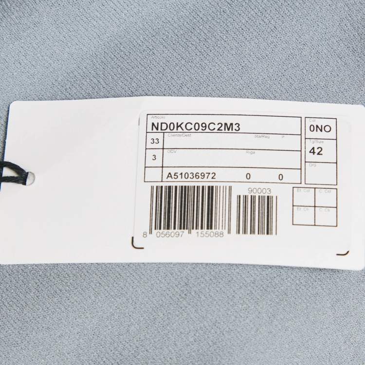 Pre Owned M Missoni Grey Stretch Knit Crewneck Sweatshirt M