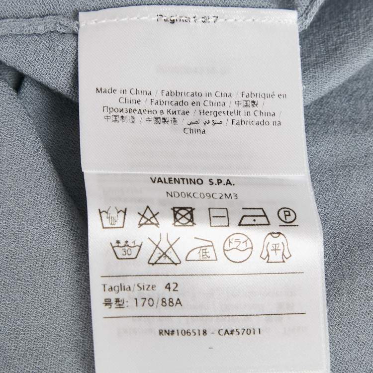 Pre Owned M Missoni Grey Stretch Knit Crewneck Sweatshirt M