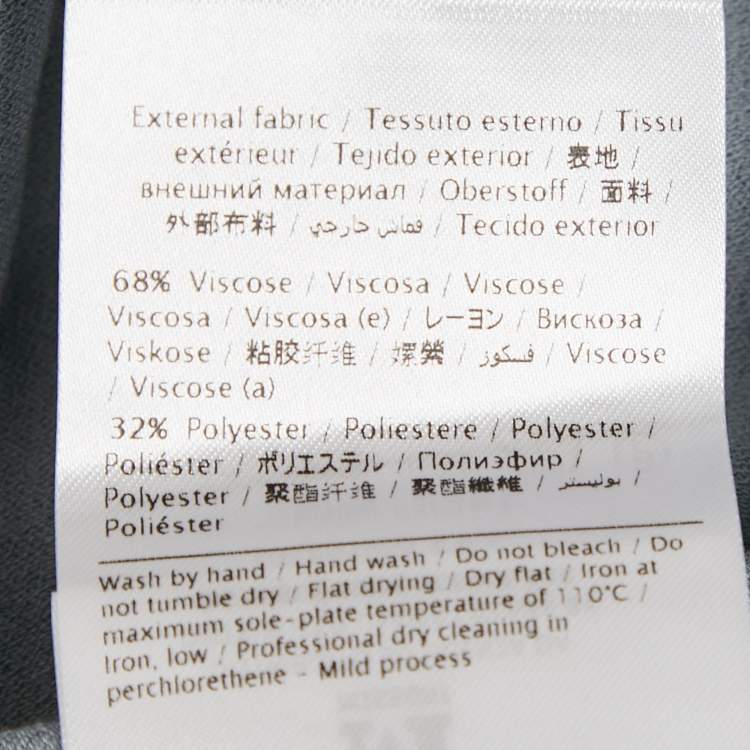 Pre Owned M Missoni Grey Stretch Knit Crewneck Sweatshirt M