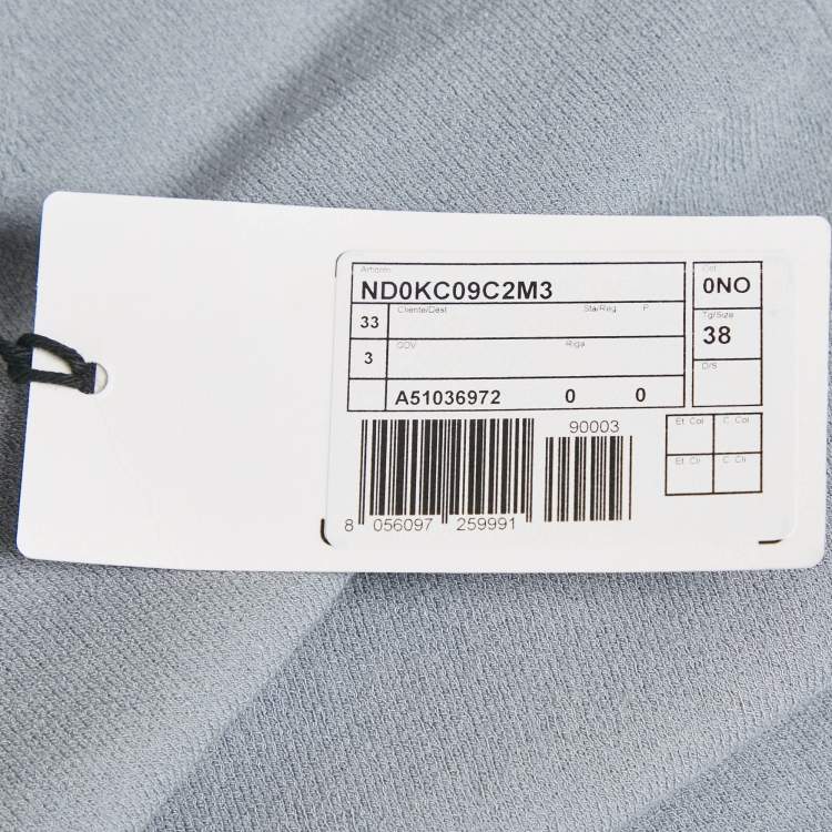 Pre Owned M Missoni Grey Stretch Knit Crewneck Sweatshirt S