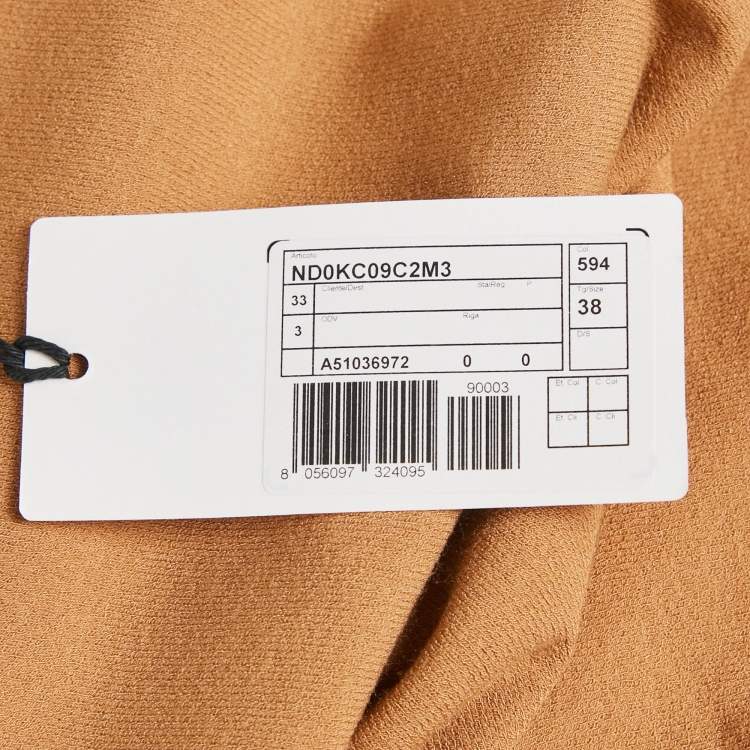 مملوكة مسبقًا M Missoni Beige Stretch Knit Crewneck Sweatshirt S