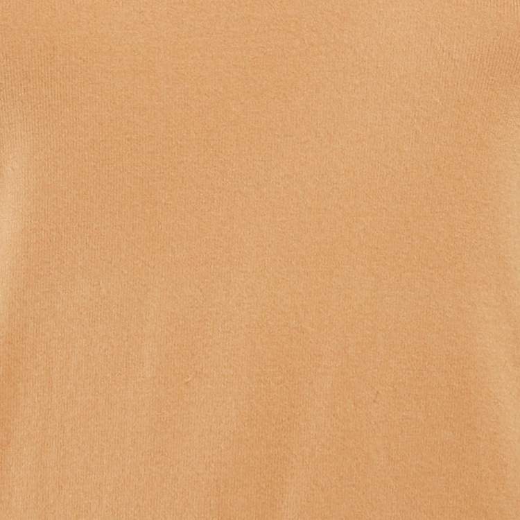 مملوكة مسبقًا M Missoni Beige Stretch Knit Crewneck Sweatshirt S