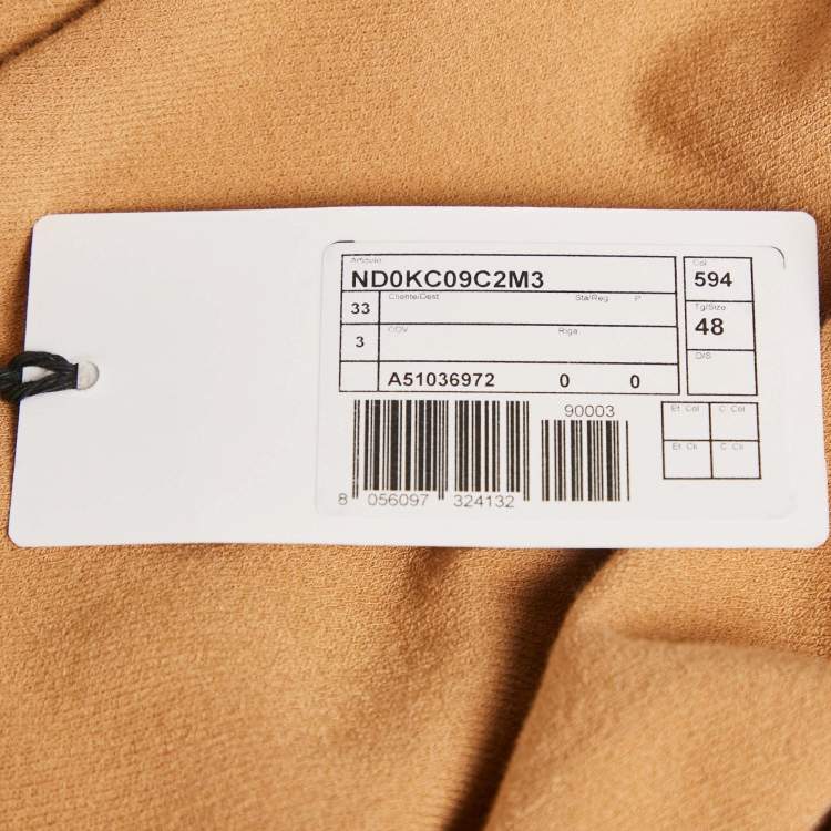 Pre Owned M Missoni Beige Stretch Knit Crewneck Sweatshirt L