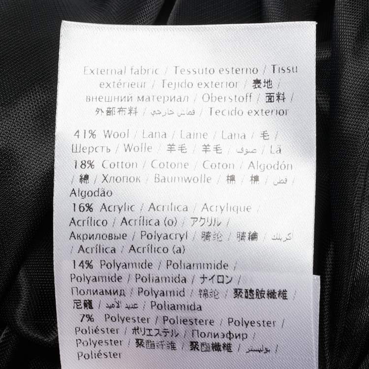 Pre Owned M Missoni Multicolor Patterned Knit Maxi Skirt S