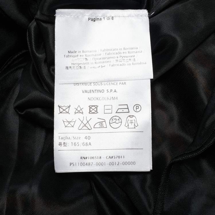 Pre Owned M Missoni Multicolor Patterned Knit Maxi Skirt S