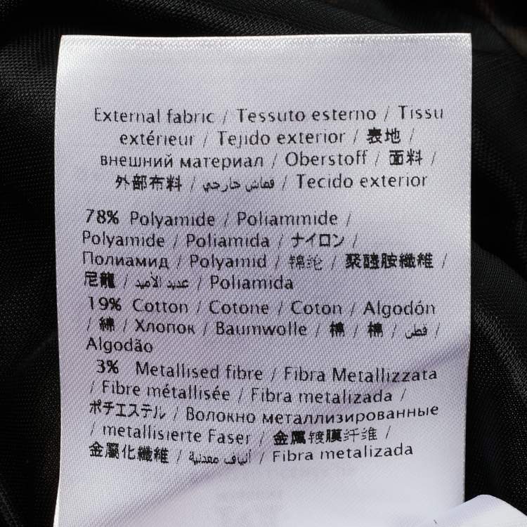 Pre Owned M Missoni Multicolor Patterned Knit Long Sleeve Midi Dress S