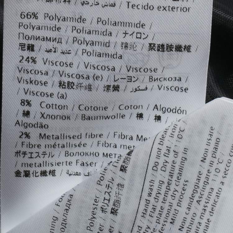 مملوكة مسبقًا M Missoni Yellow / Black Patterned Lurex Knit Sleeveless Midi Dress M