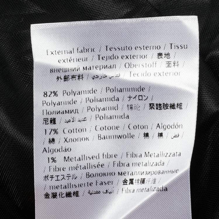 Pre Owned M Missoni Orange/Plum Stripe Pattern Lurex Knit Maxi Dress L