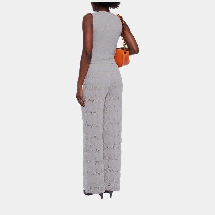 مملوكة مسبقًا M Missoni Wool Wide Leg Pants 40